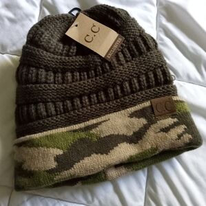 Army print C.C hunter green hat